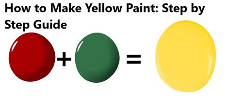 how do you make yellow paint